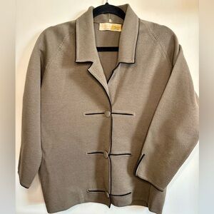 Vintage 100% Wool Jacket Made in Italy Carol Brent